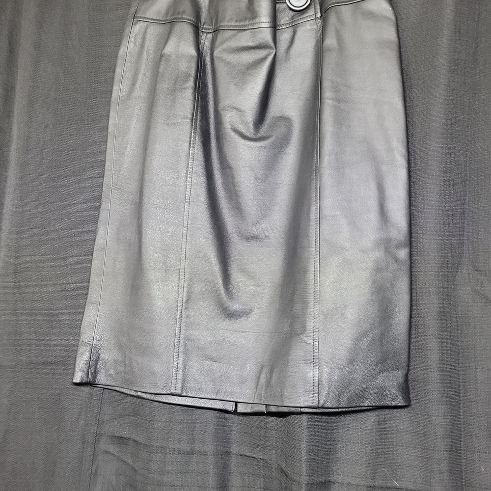 Spiegel Gray Pleated Pencil Skirt for Work